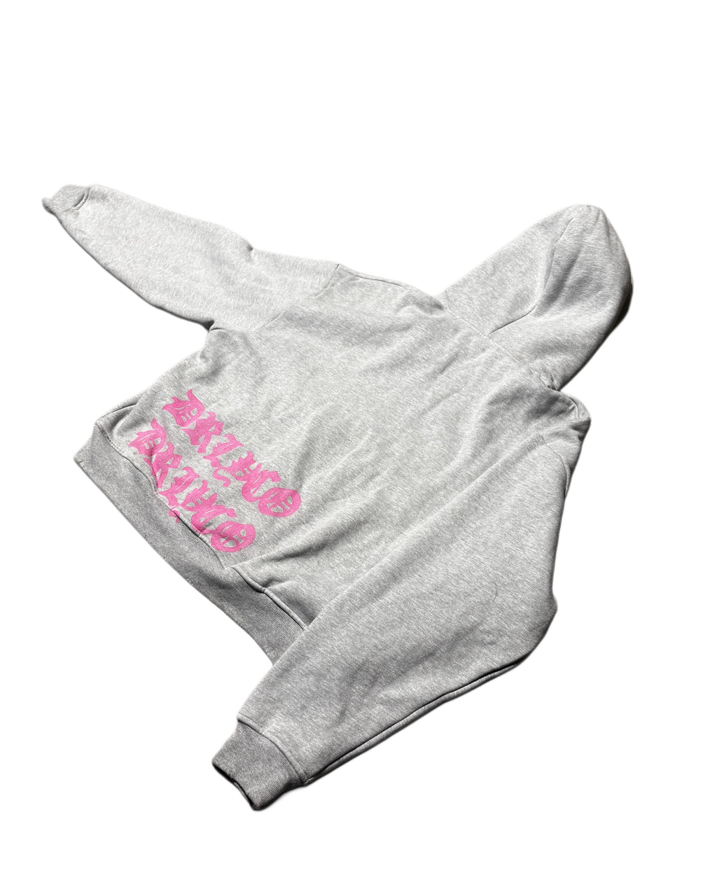 "WORLD ORDER" Grey Zip Up