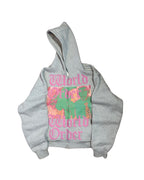 "WORLD ORDER" Grey Zip Up