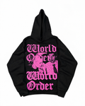"WORLD ORDER" Black Hoodie