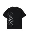 Black Cursive "DRLYCO" T-Shirt