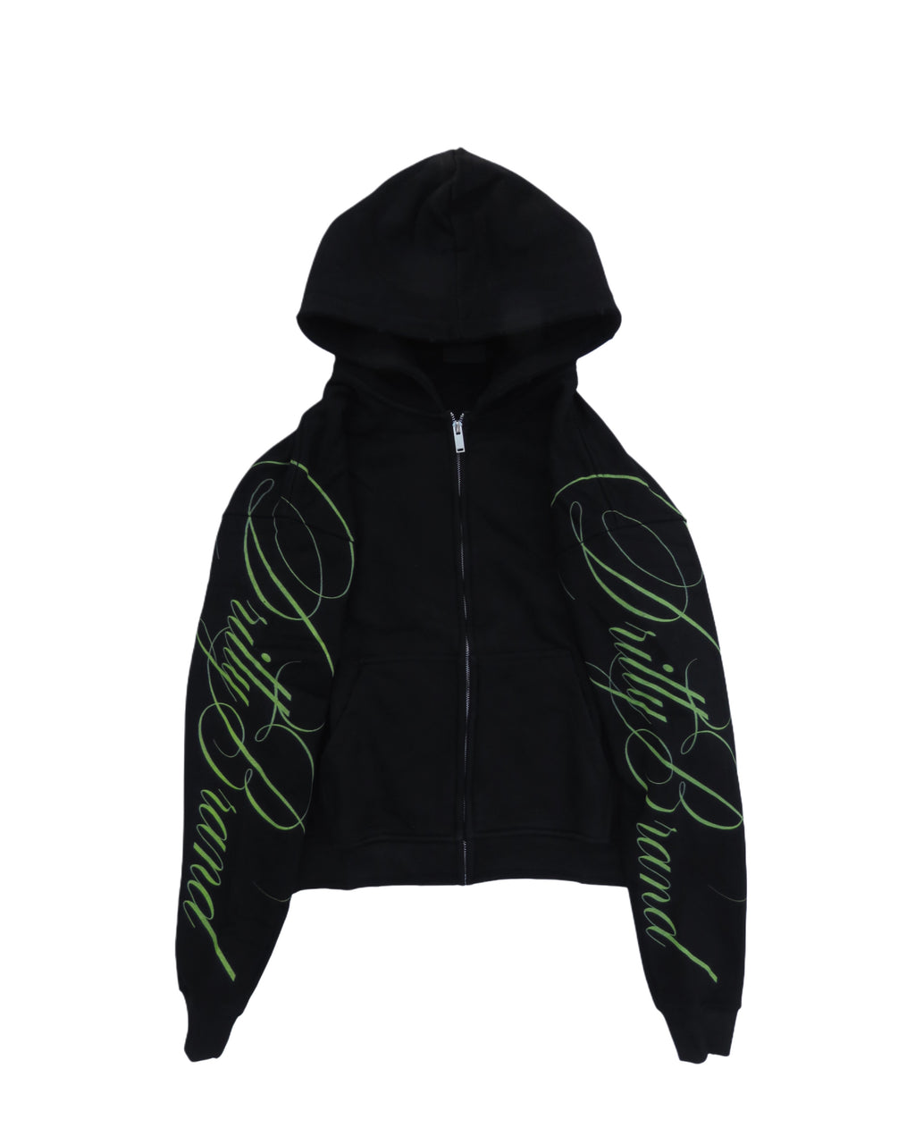 Black "DRLYCO" Zip Up